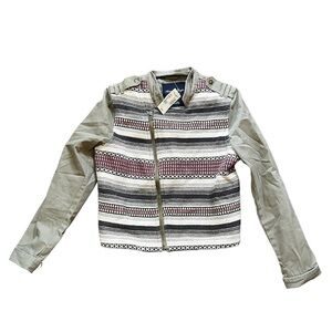 American Eagle Aztec Moto Jacket - M
